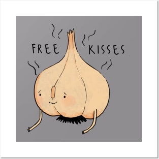 Free Kisses Posters and Art